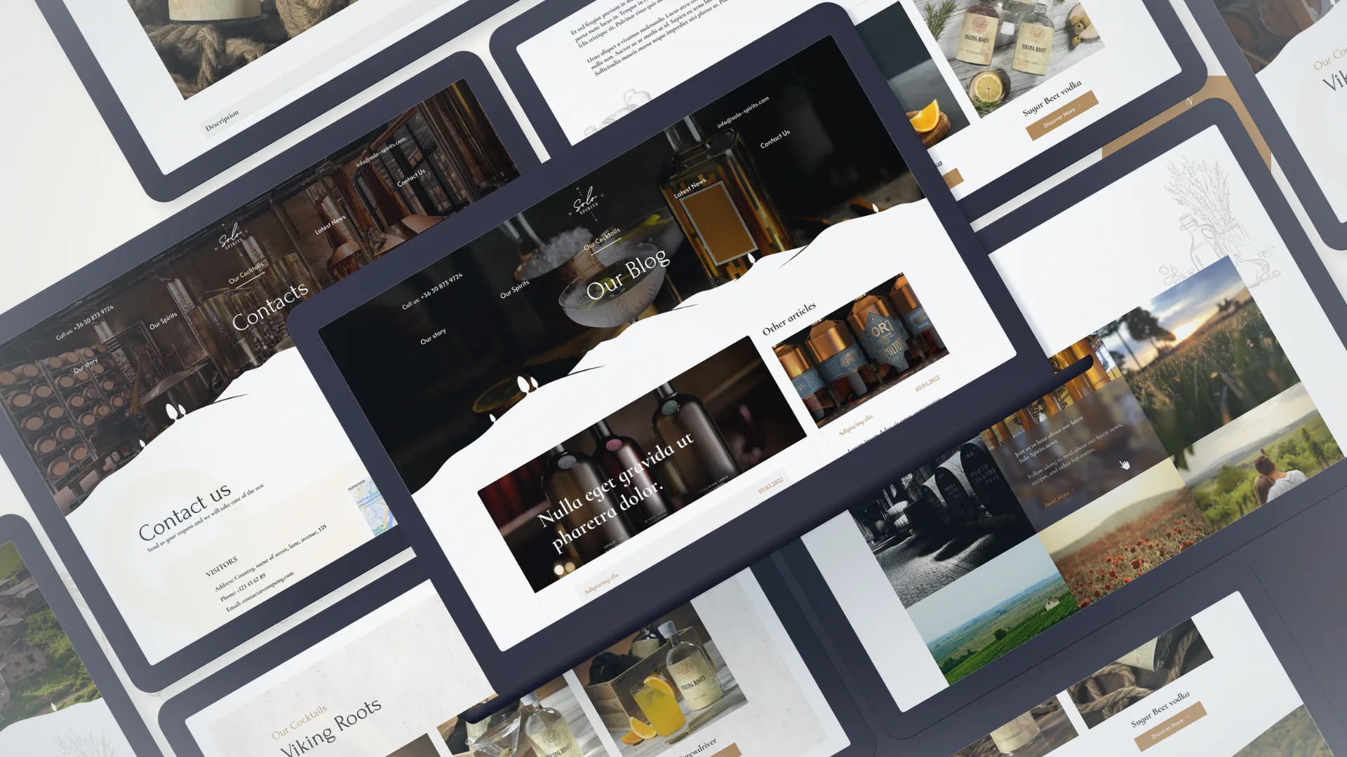 Solo Spirits – WordPress/WooCommerce Spirits Website — screenshot 5
