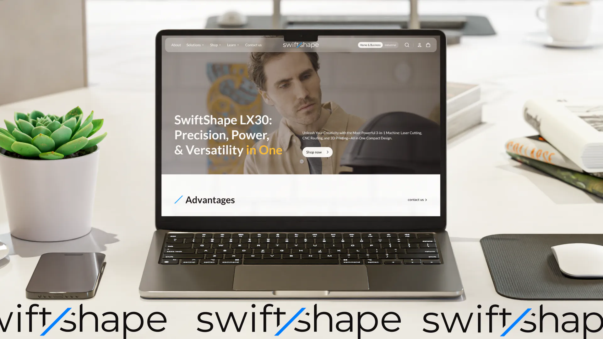 SwiftShape – WordPress/WooCommerce Maker Hardware Website — screenshot 5