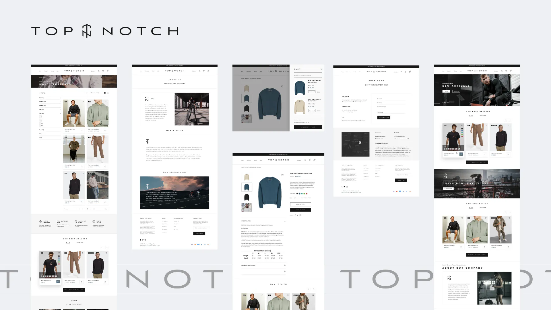 Top Notch Athletics – Shopify Athleisure Website — screenshot 2