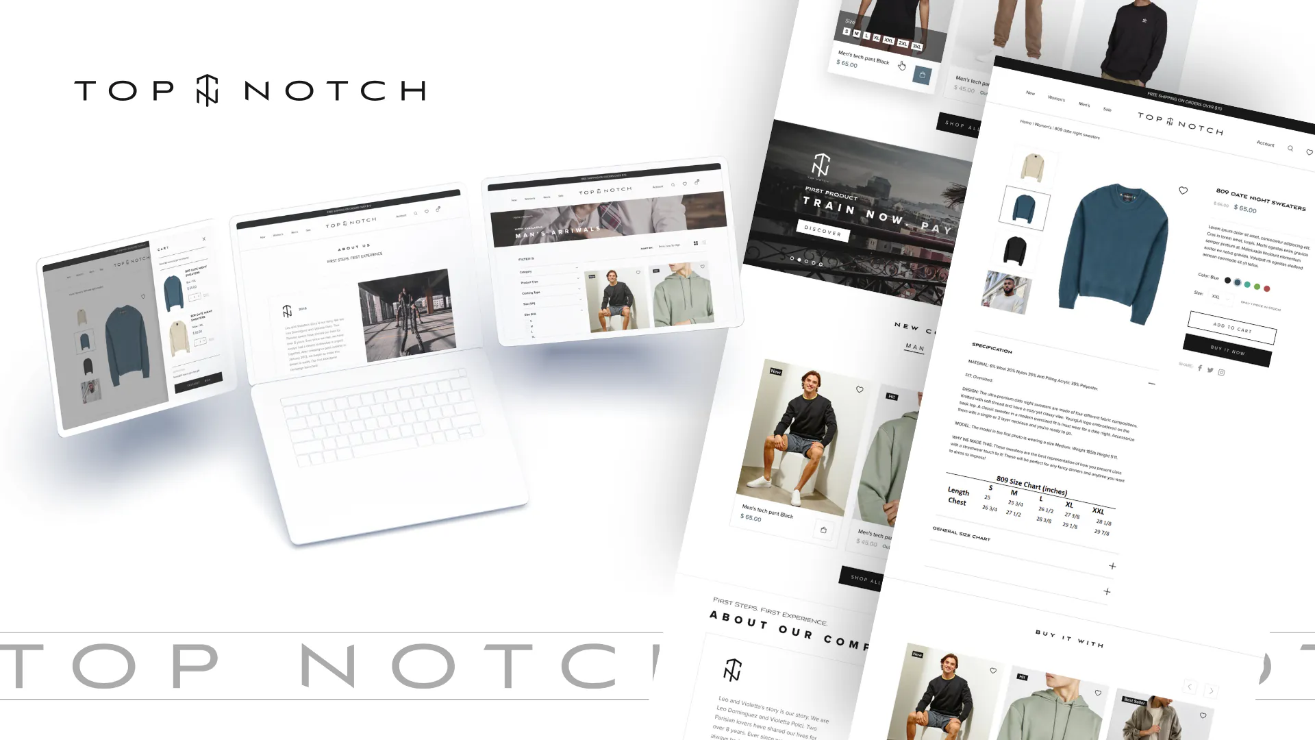 Top Notch Athletics – Shopify Athleisure Website — screenshot 3