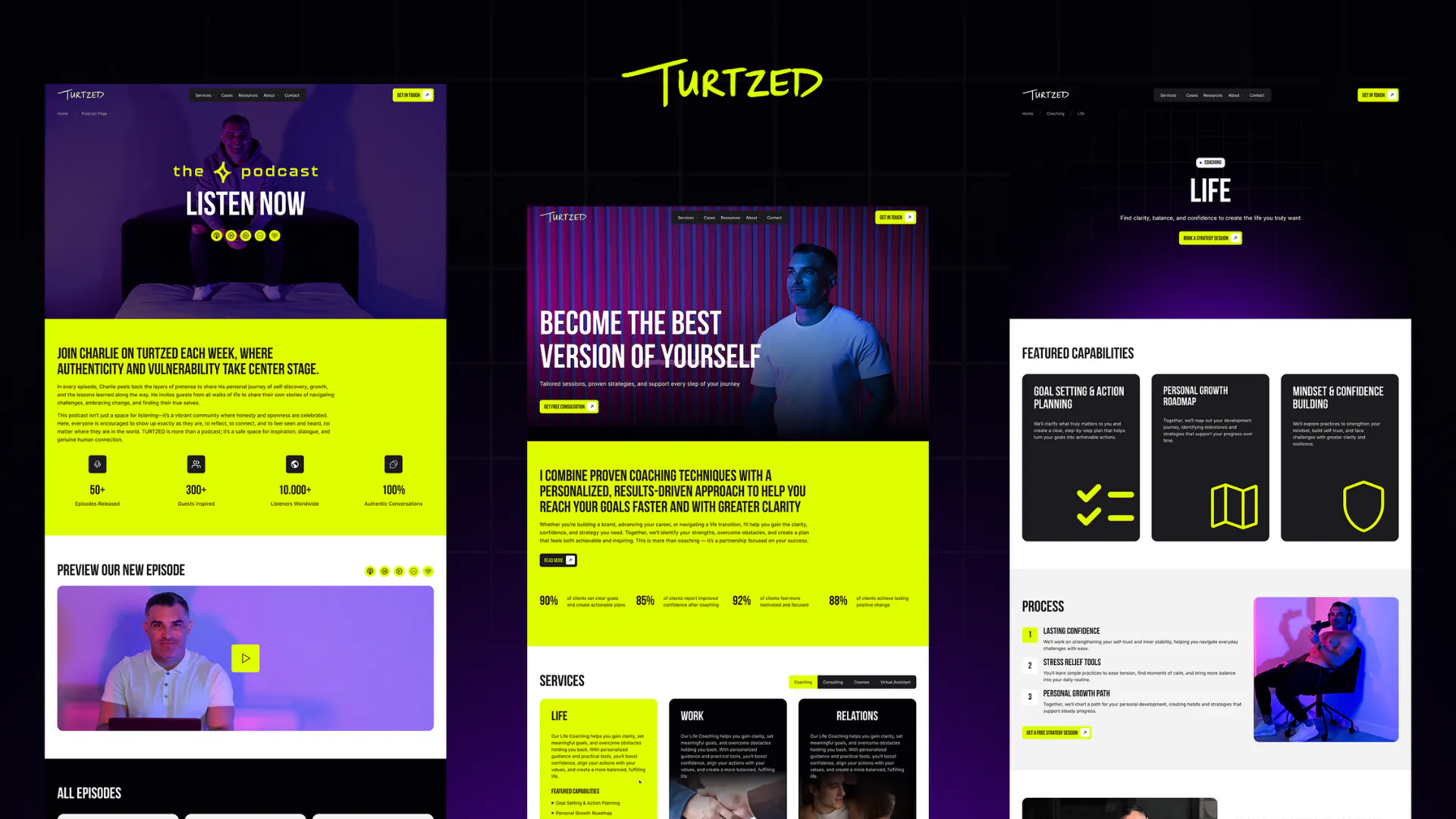 Turtzed – WordPress/Elementor Personal Coach Website — screenshot 3