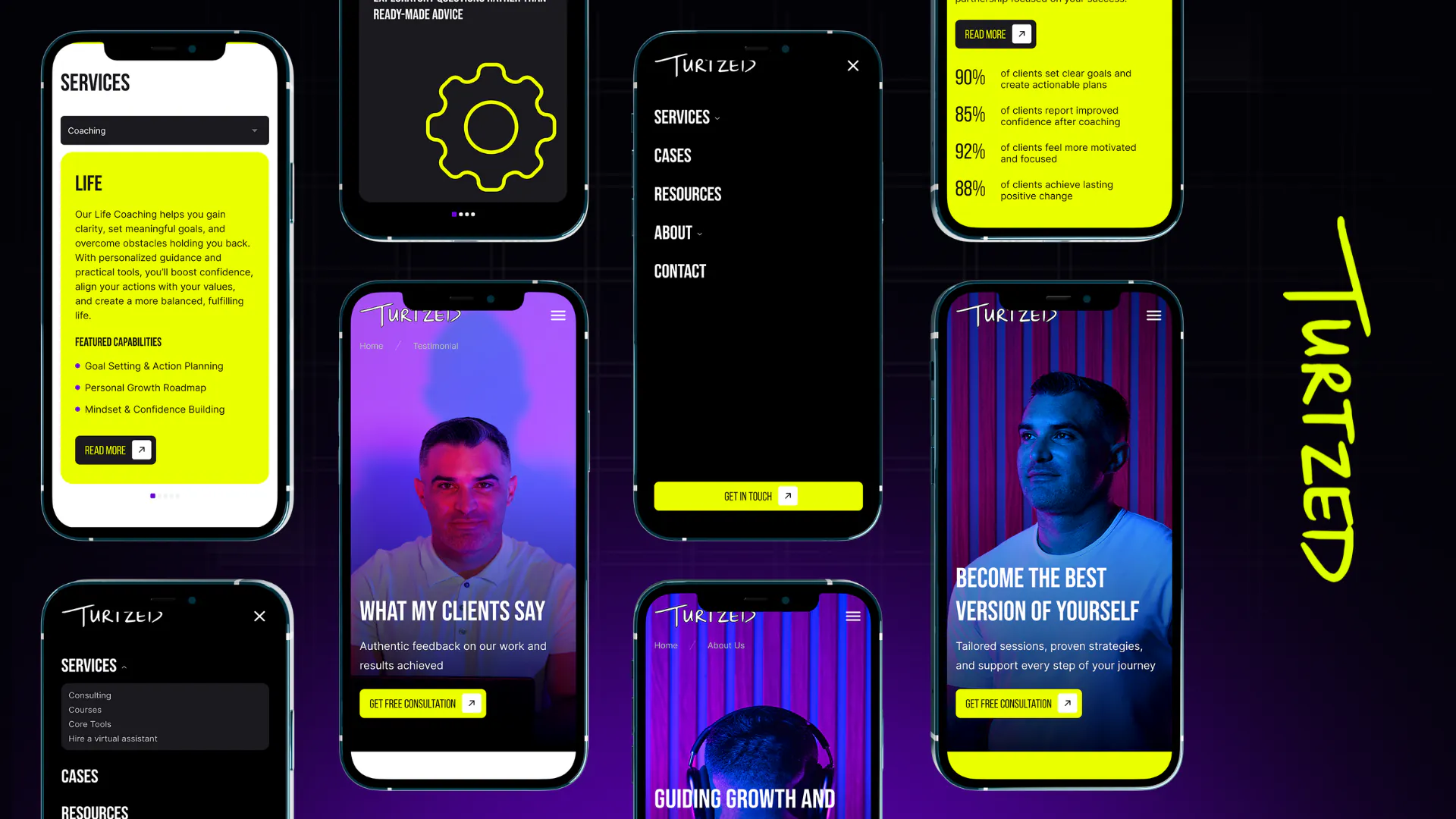 Turtzed – WordPress/Elementor Personal Coach Website — screenshot 6