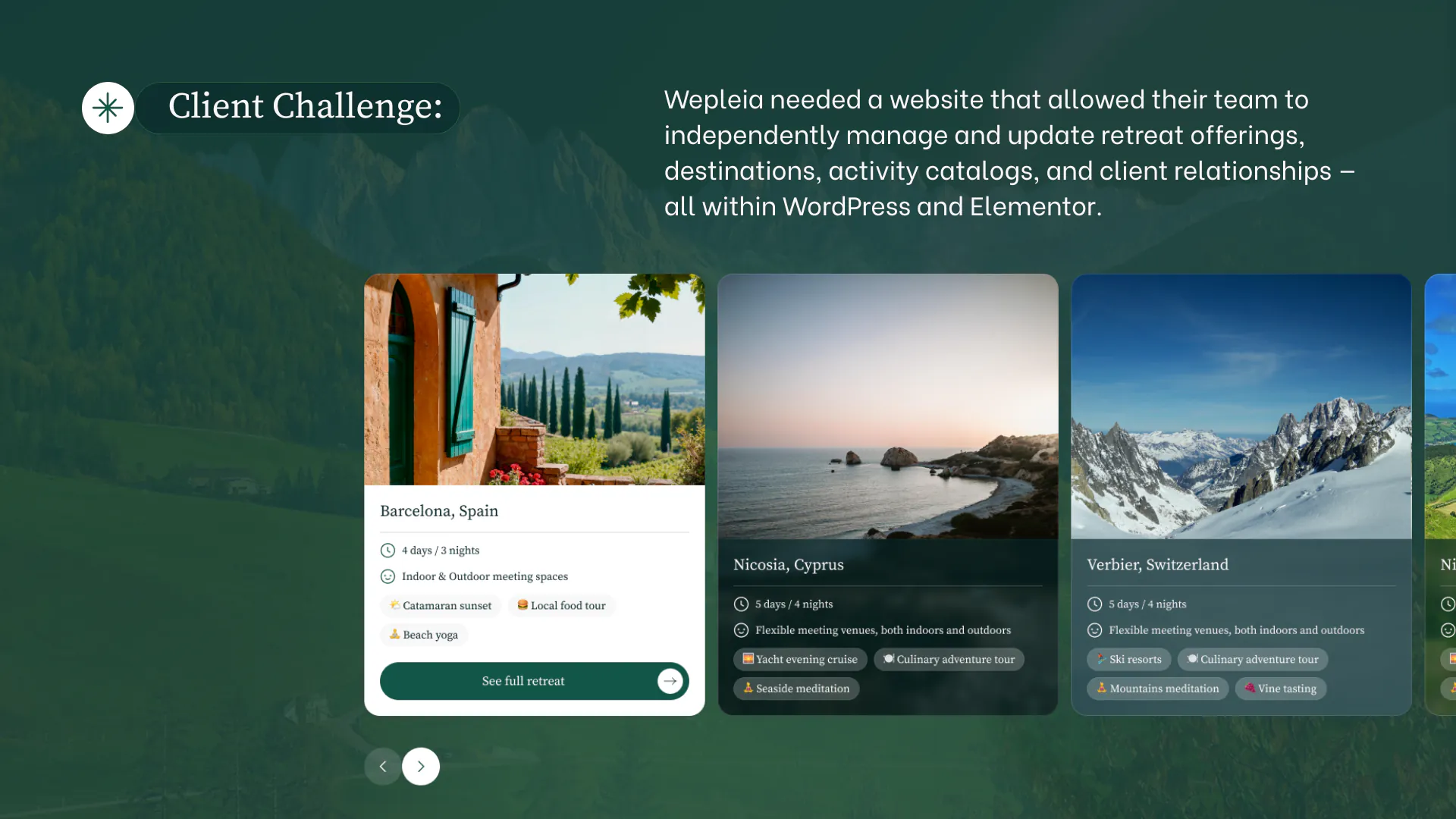 Wepleia – WordPress/Elementor Event Management Website — screenshot 4