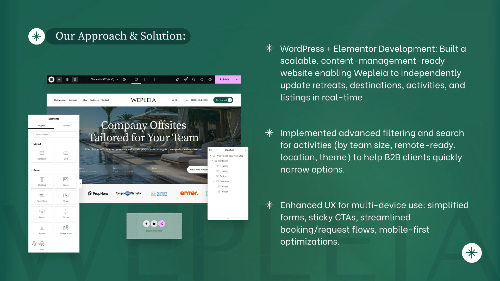 Wepleia – WordPress/Elementor Event Management Website — screenshot 7