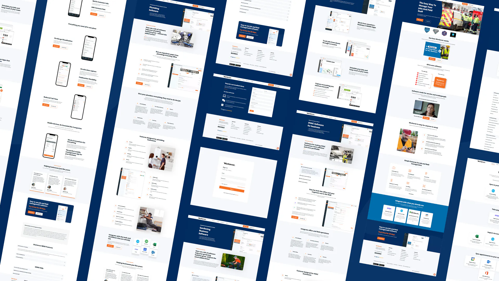 Workever – WordPress/Elementor Field Service Software Website — screenshot 3