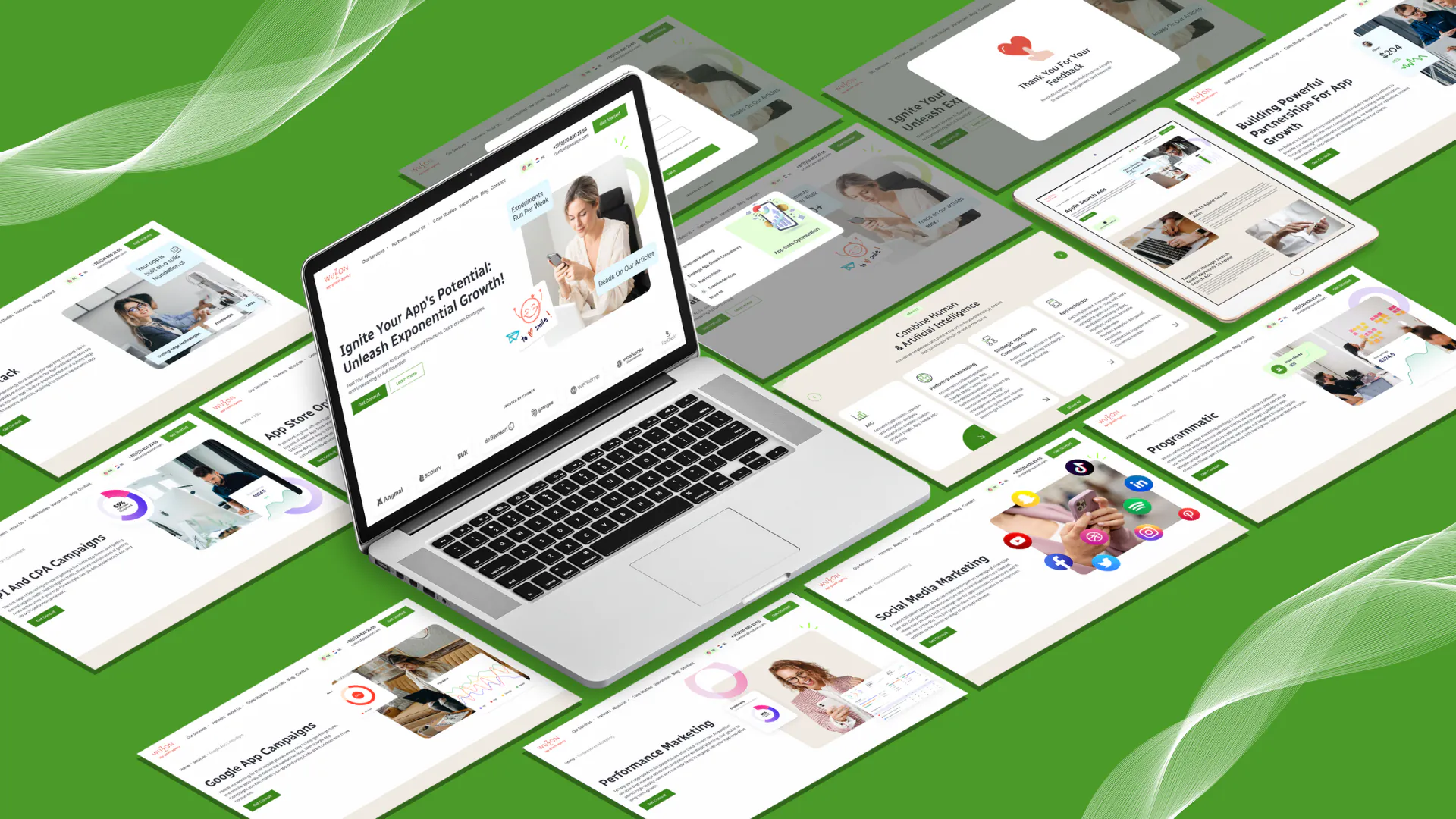Wuzzon – WordPress/Elementor App Marketing Website — screenshot 4