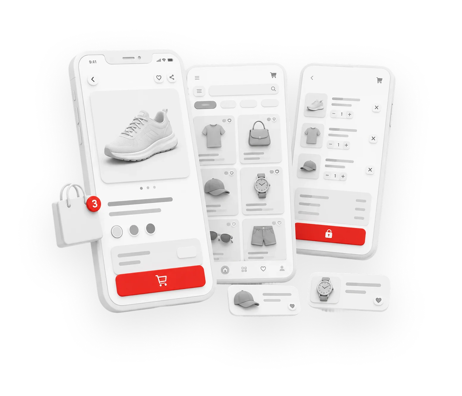 E-commerce store development — product catalog, checkout, and mobile storefront