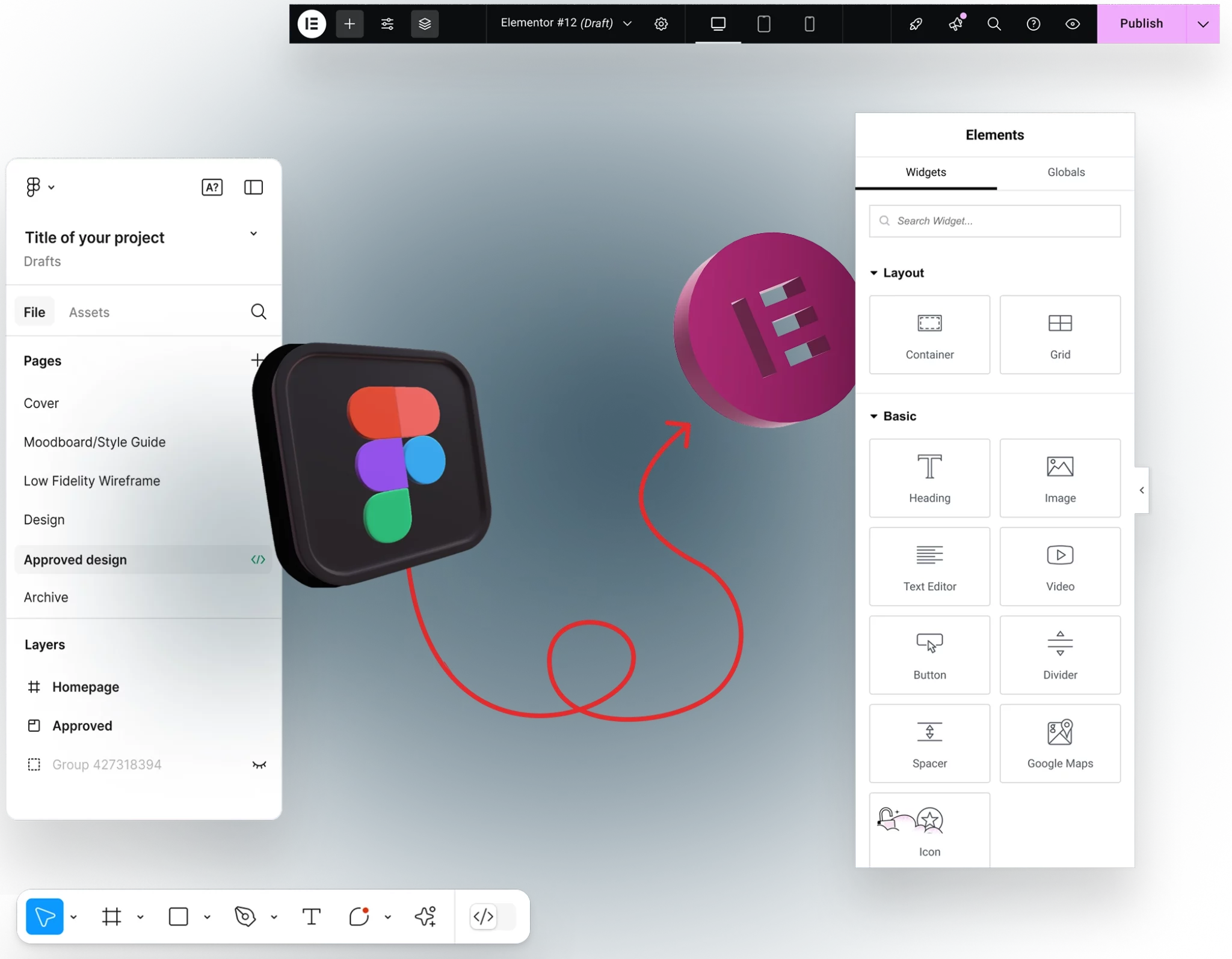 Figma to Elementor — CMS design and development workflow
